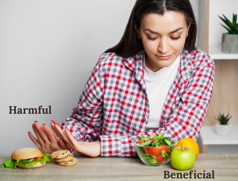 Foods that are beneficial or harmful